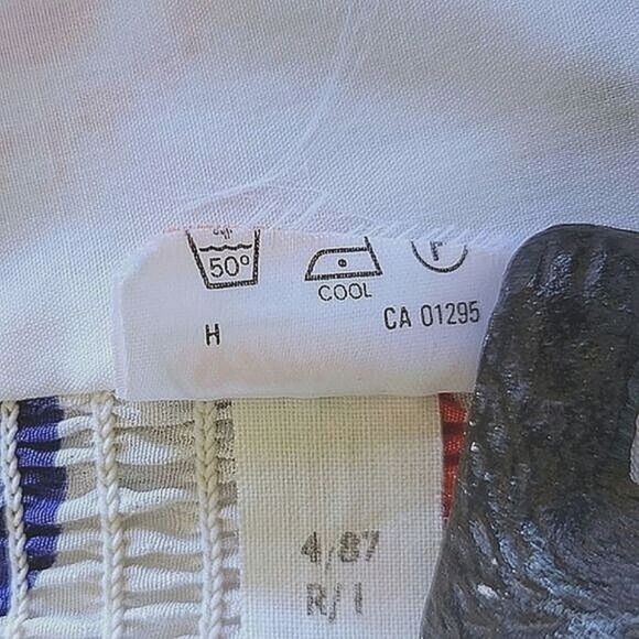 Vtg strapless bustier abstract print a-line maxi dress - Picture 7 of 13